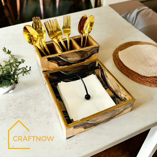 Cutlery-Napkin Holder (Large)