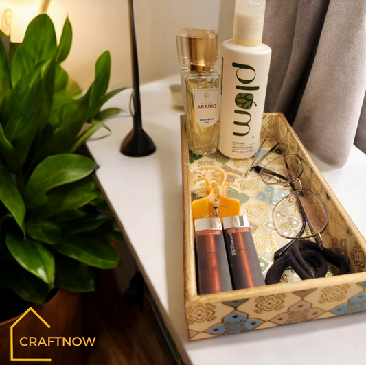 Premium Wooden Multipurpose Organising Tray