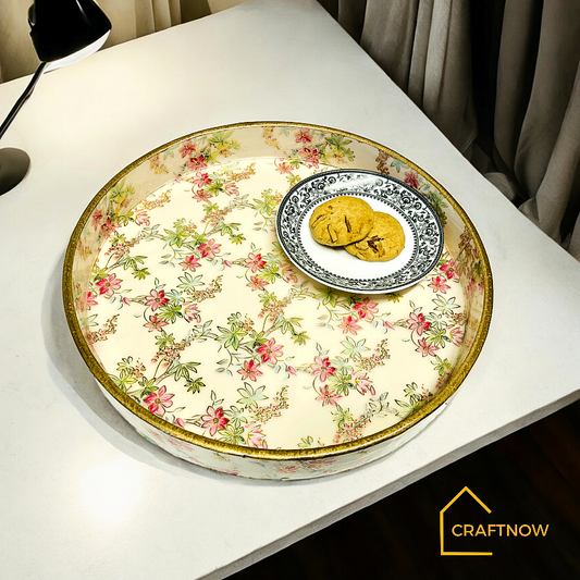 Premium Wooden Round Tray