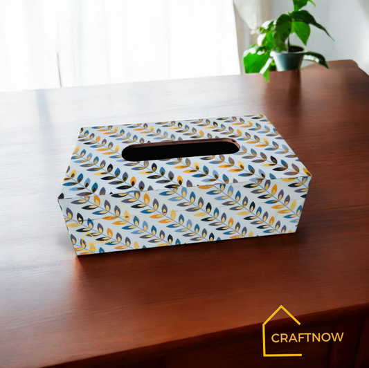 Premium Wooden Tissue Box