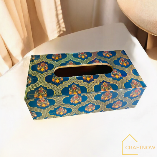 Premium Wooden Tissue Box