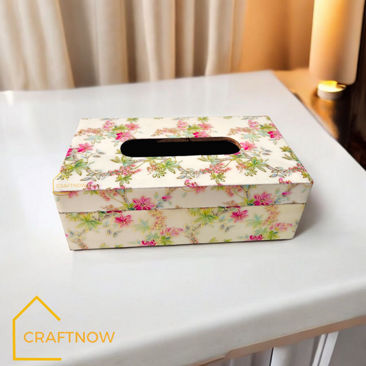 Premium Wooden Tissue Box
