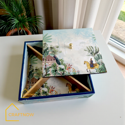 Wooden Dry Fruit /Candy Box - Full Resin Coated