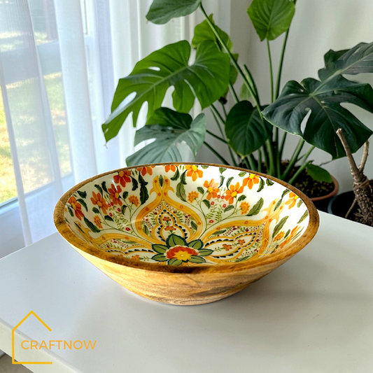 Premium Wooden Serving Bowl