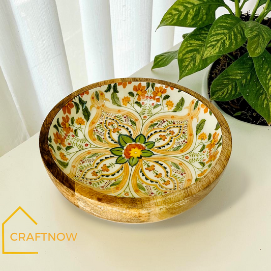 Premium Wooden Serving Bowlate