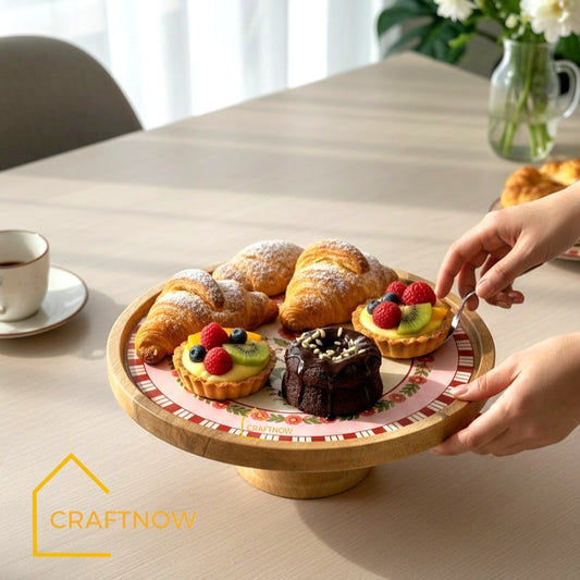Premium Wooden Cake Stand