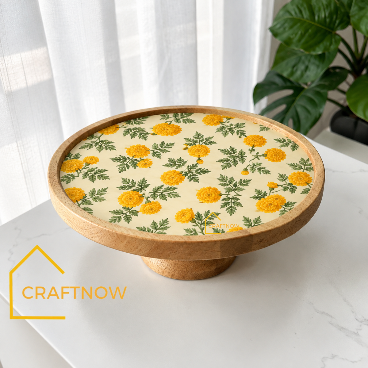 Premium Wooden Cake Stand