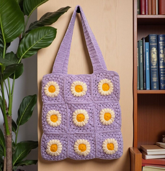 Pinteresty Crochet Tote Bag