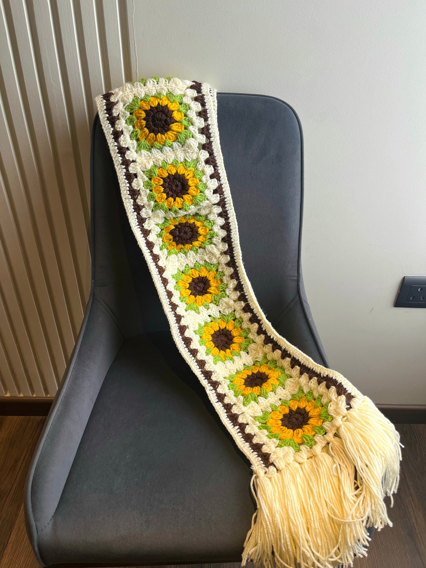 Cozy Sunflower Mufflar🌻🧣