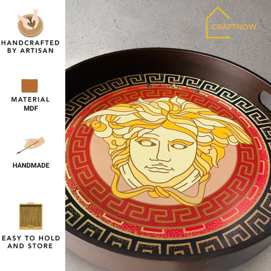 Premium Wooden Round Tray