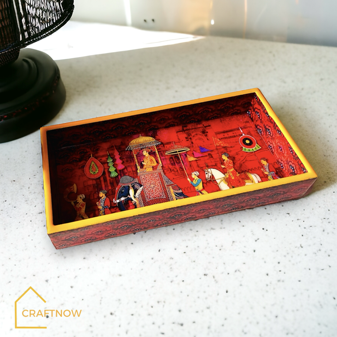 Premium Wooden Multipurpose Organising Tray