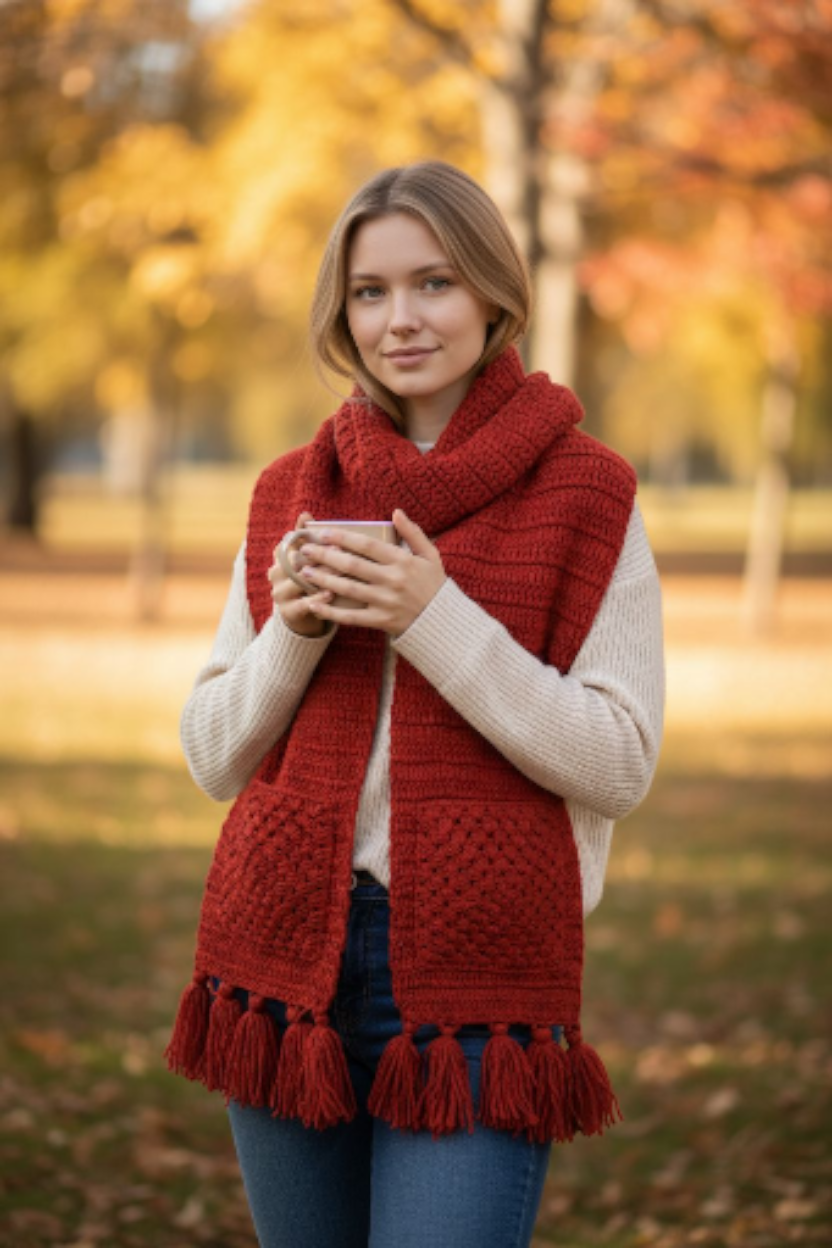 Cozy Pocket Mufflar❄️🧣