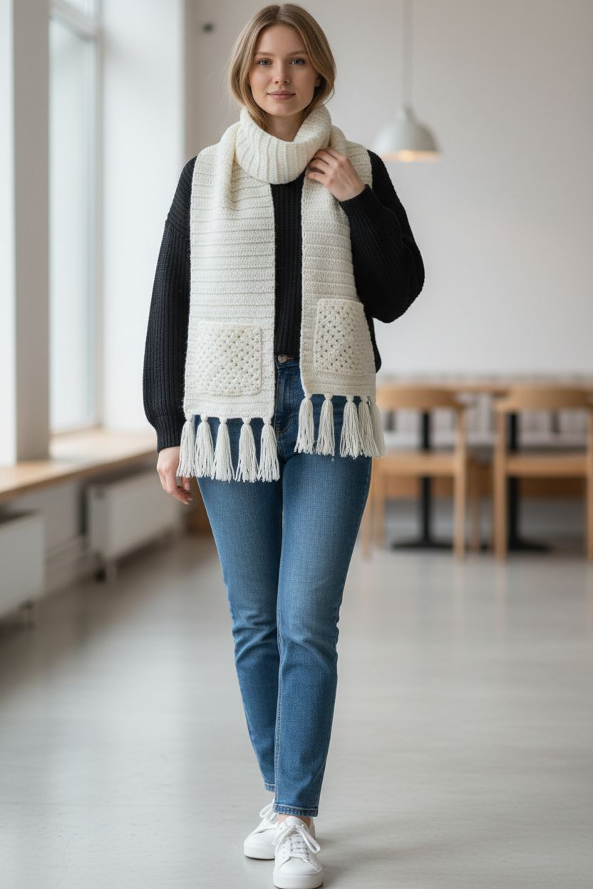 Cozy Pocket Mufflar❄️🧣