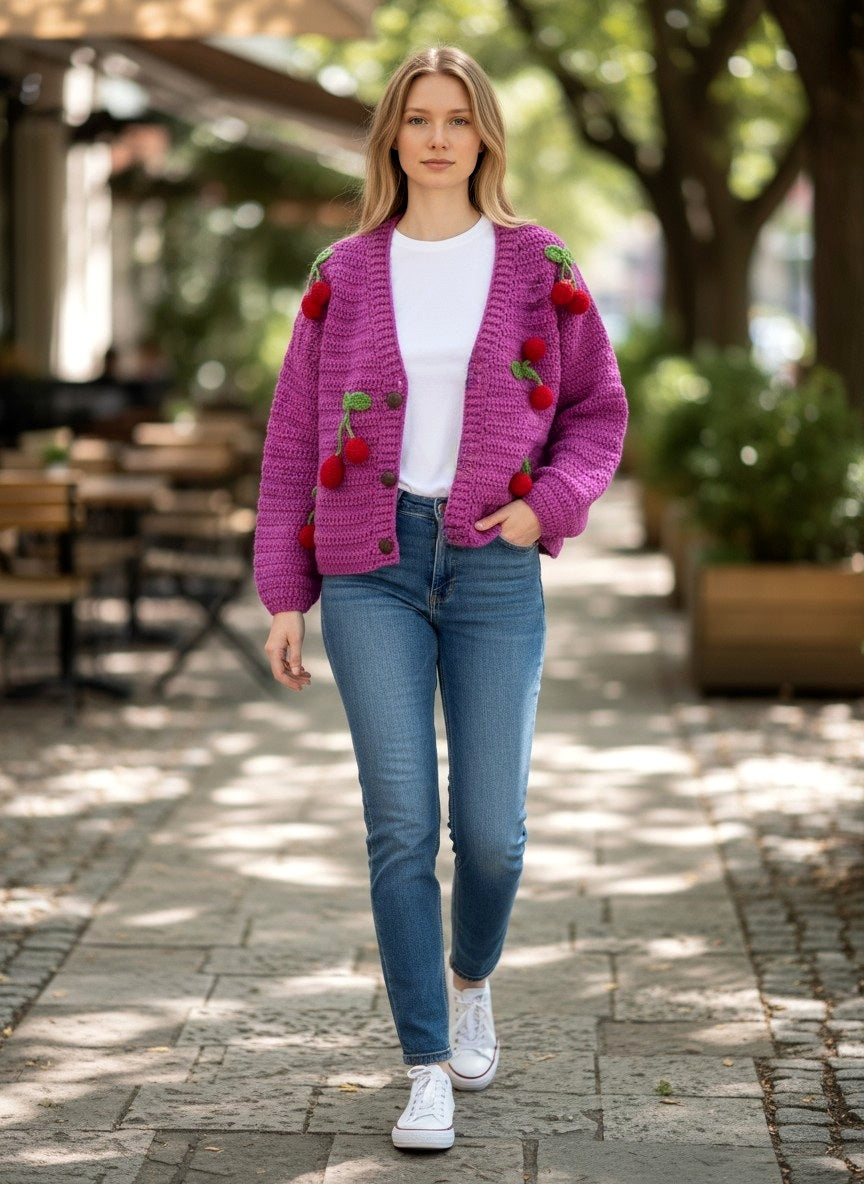 Cherry Cardigan 🍒