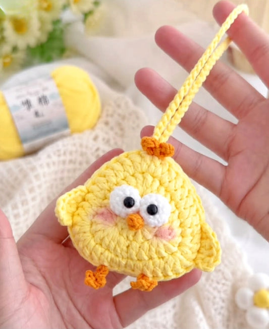 Crochet Chick Bagcharm 🐥
