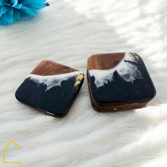 Wooden Coasters Set of 4