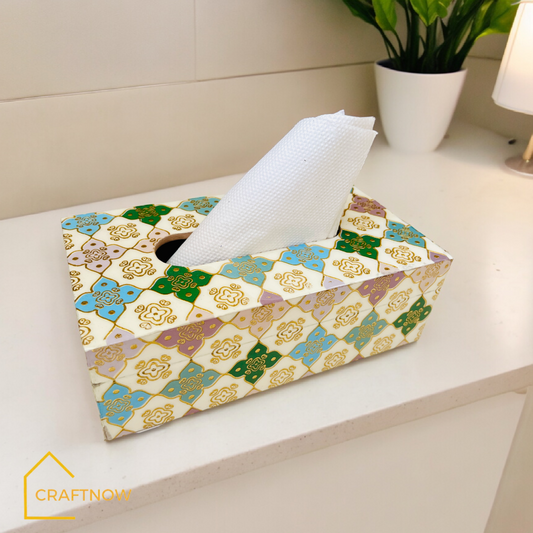 Premium Wooden Tissue Box