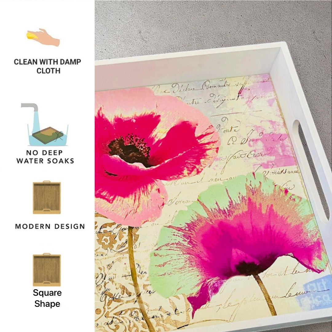 Premium Wooden Square Tray