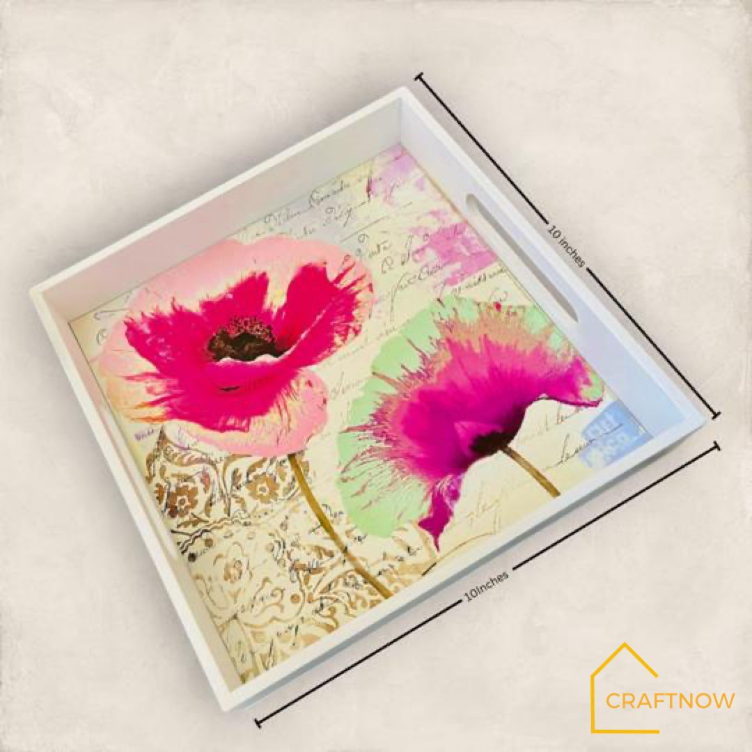 Premium Wooden Square Tray