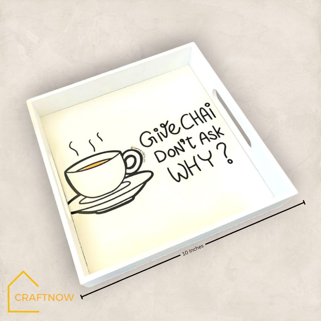 Premium Wooden Square Tray
