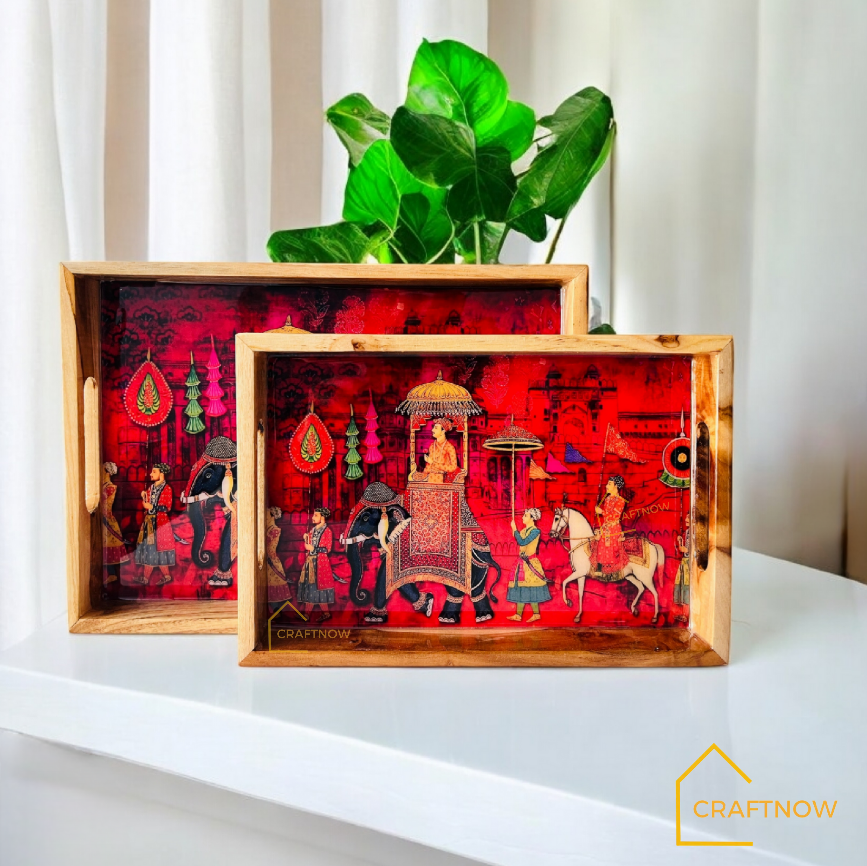 Teakwood Serving Trays