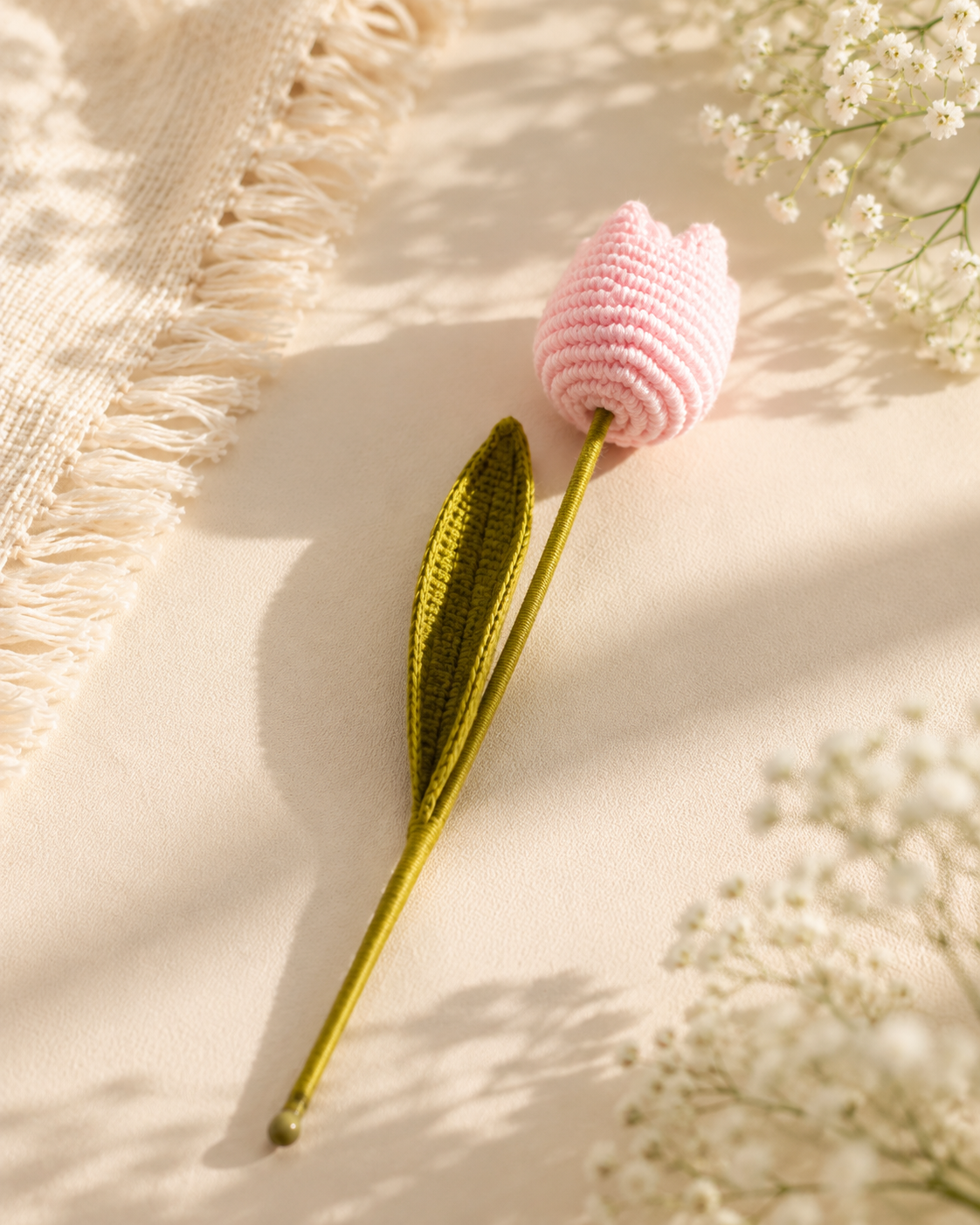 Crochet Tulip Stick