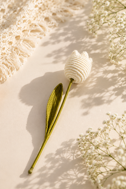 Crochet Tulip Stick