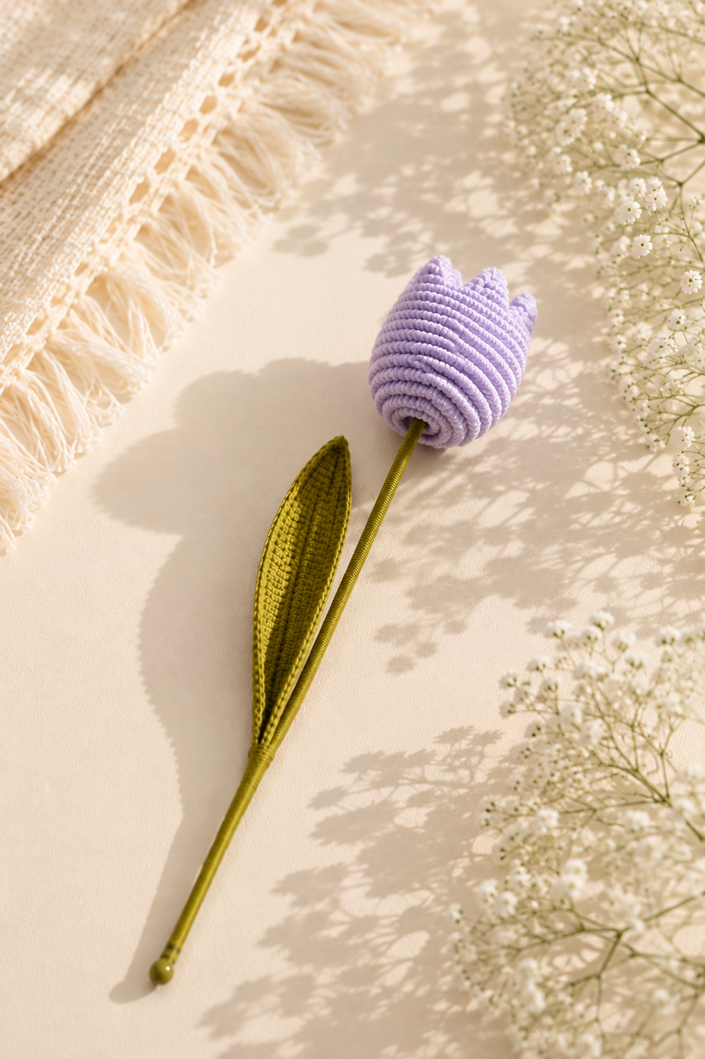 Crochet Tulip Stick