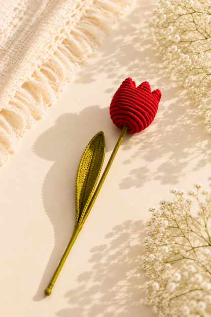 Crochet Tulip Stick