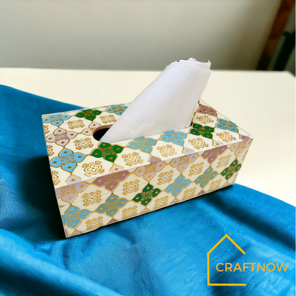 Premium Wooden Tissue Box