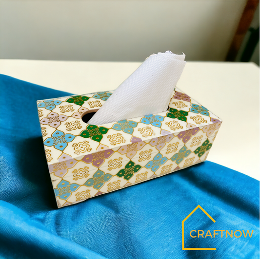 Premium Wooden Tissue Box