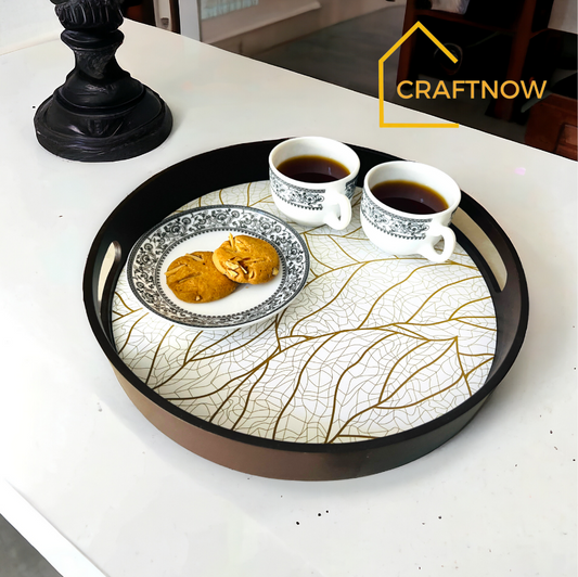 Premium Wooden Round Tray