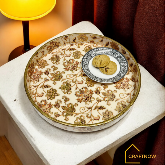 Premium Wooden Round Tray