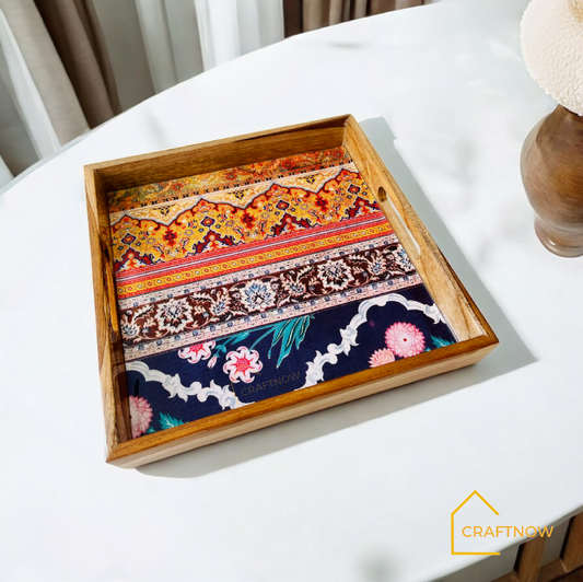 Premium Teakwood Serving Tray Set of 2