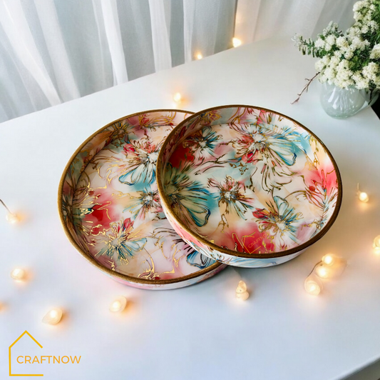 Premium Wooden Round Tray