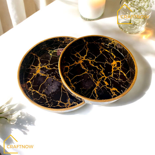 Premium Wooden Round Tray