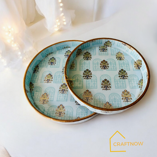 Premium Wooden Round Tray