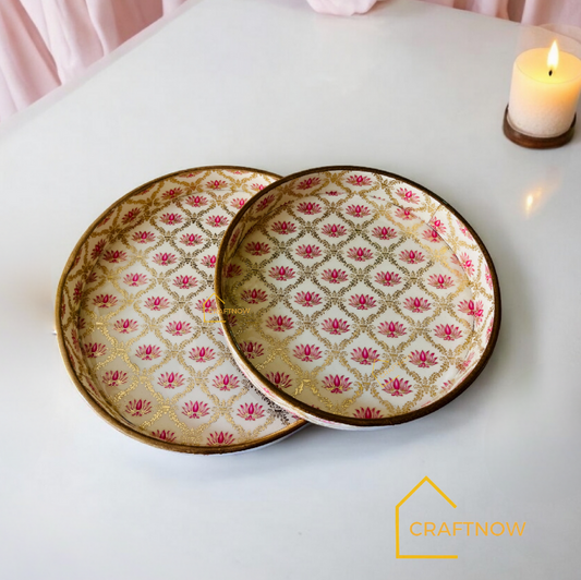 Premium Wooden Round Tray
