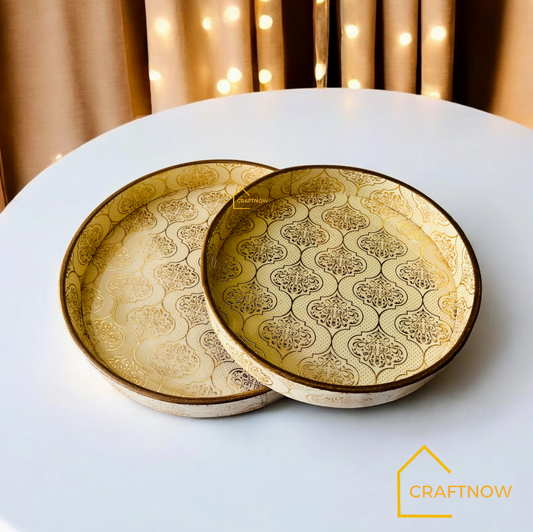 Premium Wooden Round Tray