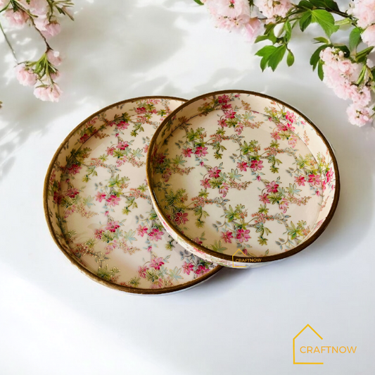 Premium Wooden Round Tray