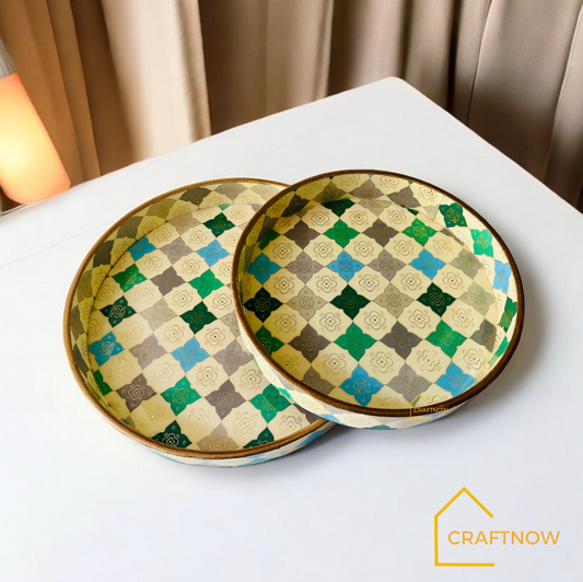 Premium Wooden Round Tray