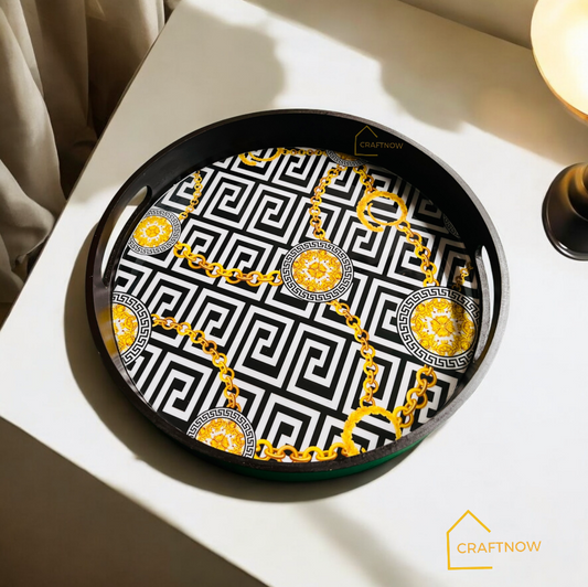 Premium Wooden Round Tray