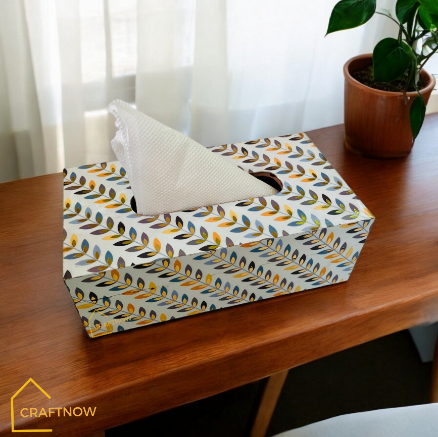 Premium Wooden Tissue Box