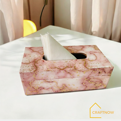 Premium Wooden Tissue Box