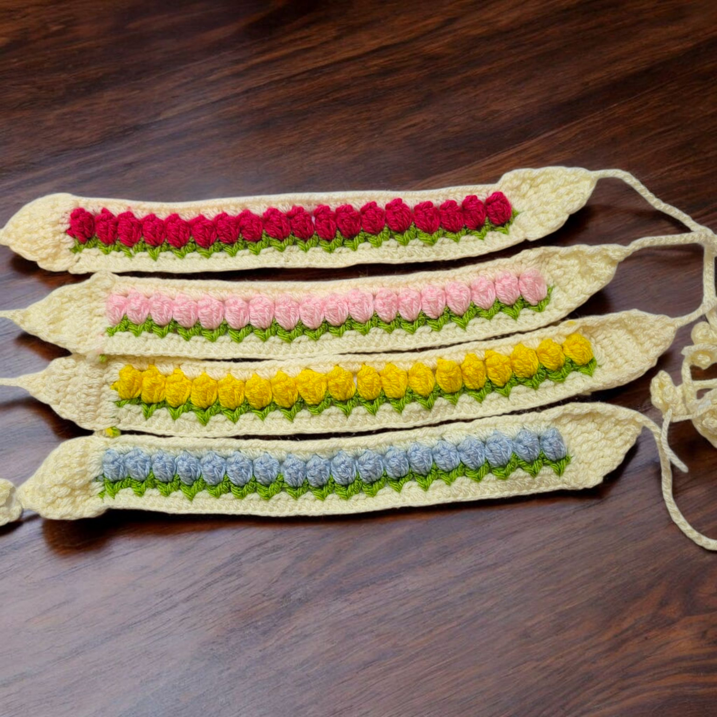 Crochet Tulip Hairband