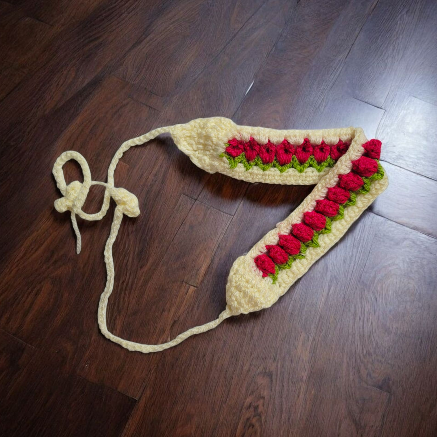 Crochet Tulip Hairband