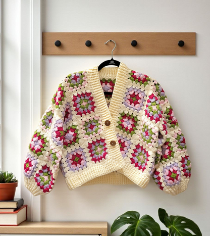 Cozy Granny Square Cardigan ❄️✨