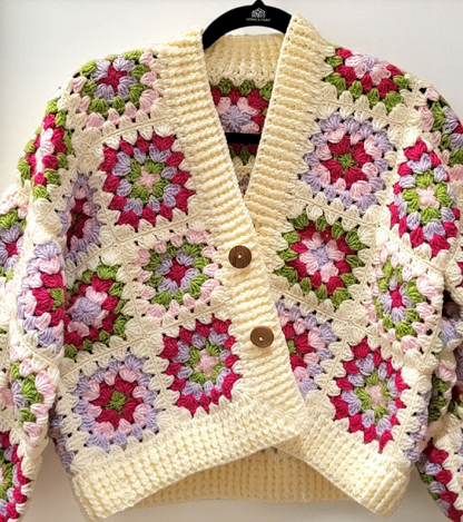 Cozy Granny Square Cardigan ❄️✨