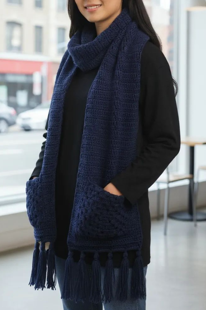 Cozy Pocket Mufflar❄️🧣