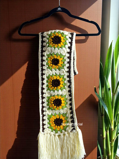 Cozy Sunflower Mufflar🌻🧣